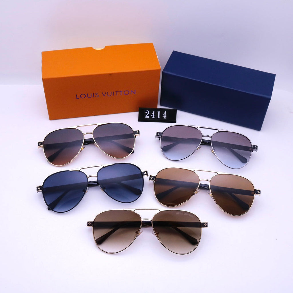 Double Bridge Embossed Frame Sunglasses