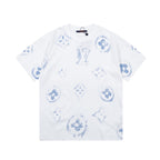 Retro graffiti print T-shirt