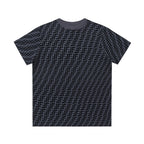 Knitted monogram T-shirt