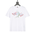 Plum blossom print T-shirt