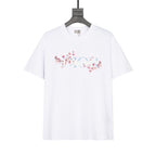 Plum blossom print T-shirt