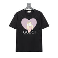 Cute banana cat print T-shirt
