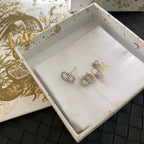 Temperament Rhinestone Mini Stud Earrings