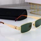 Retro Square Metal Arc de Triomphe Sunglasses