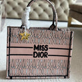 Medium Allover Embroidery Book Tote