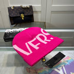 Unisex Wool Letters Soft Knitted Hat