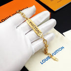 Fashion ID Engraving Nameplate Bracelet