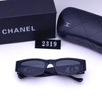 Vintage Metal Letter Engraving Sunglasses