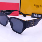 Fashionable F Embossed Sunglasses