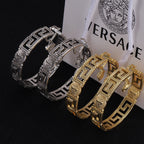 Fashionable Retro Large Hoop Earrings