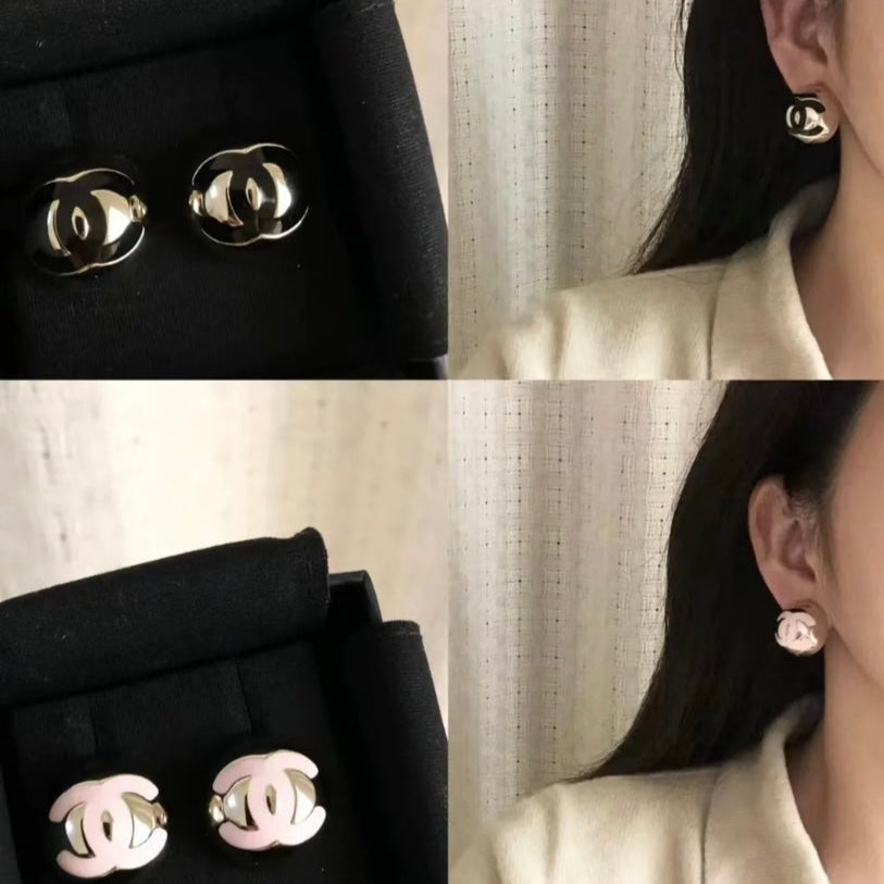 3-Color Vintage Gold-Plated Earrings