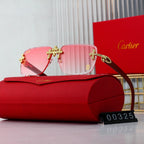 Vintage Gold Cross Frameless Sunglasses