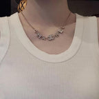 Simple Fashionable Letter Pendant Necklace