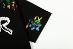 Alphabet Graffiti Splash Ink T shirt