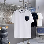 Leather Pocket T Shirt